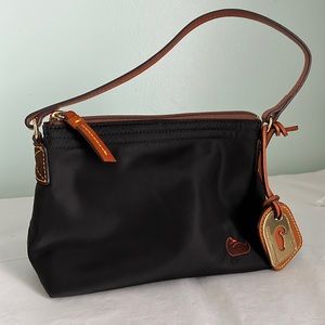 DOONEY & BOURKE Pouchette Handbag Nylon & Leather